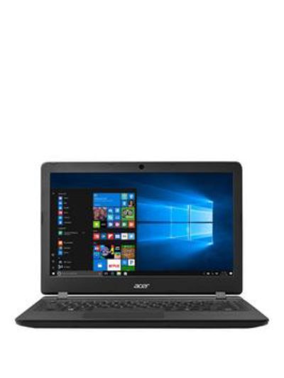 Acer Aspire Es 13, Intel&Reg; Celeron&Reg;, 4Gb Ram, 32Gb Storage, 13.3 Inch Laptop With Optional Microsoft Office 365 Home - Black - Laptop With Microsoft Office 365 Home